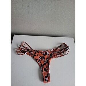 New Medium Fabletics NOA Strappy Bikini High Waist Bottoms Swimsuit Bathing Suit